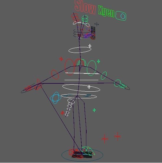 Cartoon Donkey Rigged 3D model_27