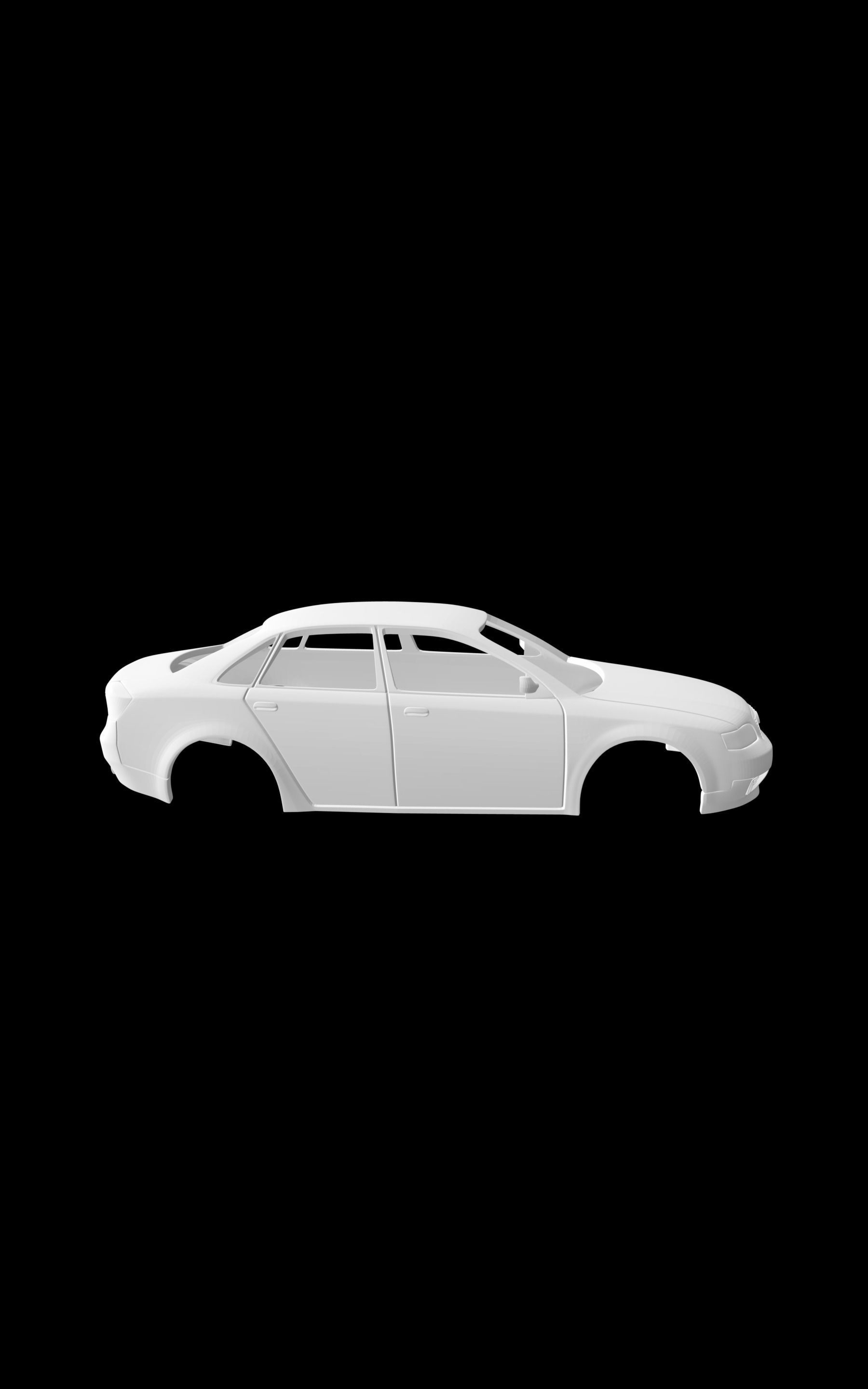 Audi A4 B6 3D print model_4