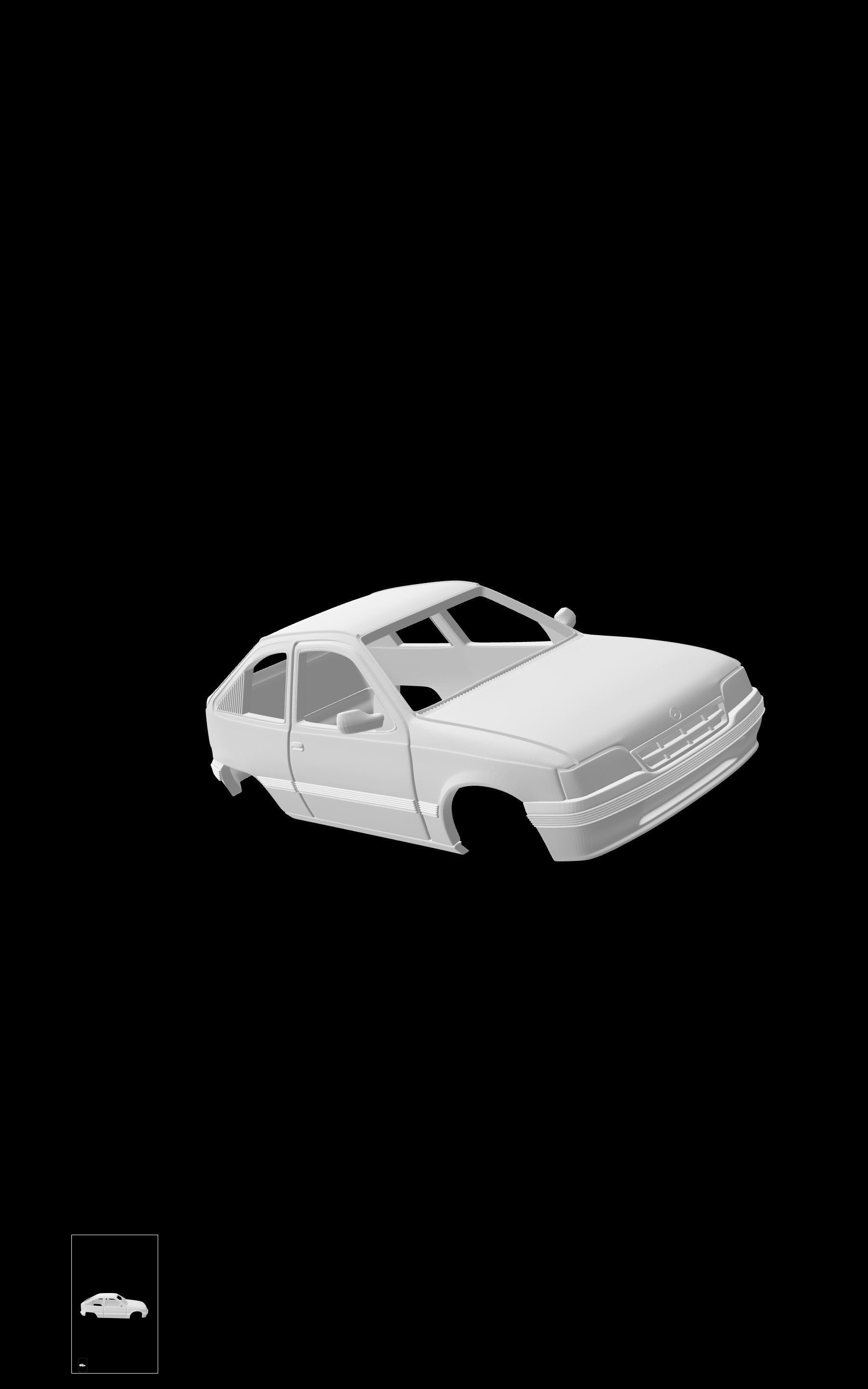 Opel Kadett E 3D print model_6