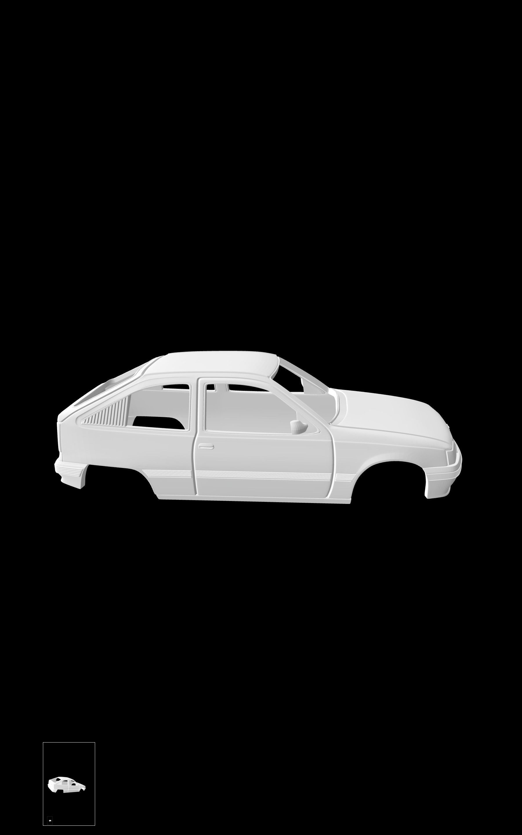 Opel Kadett E 3D print model_5
