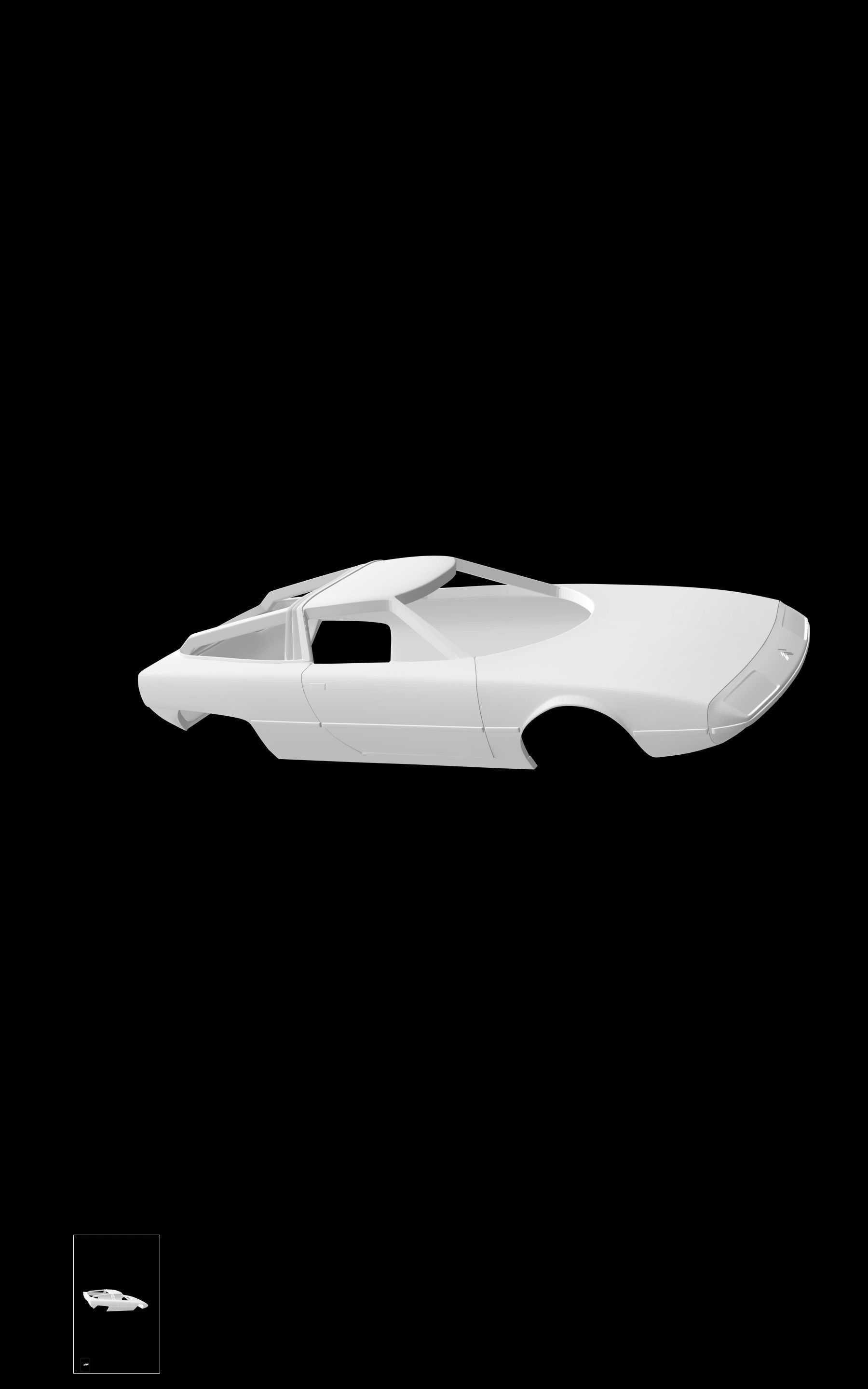 Citroen GS Camargue 3D print model_4