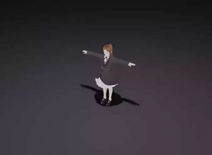 Anime Girl Character - Formal Style