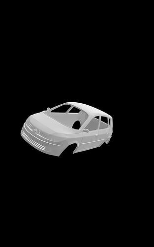 Renault Scenic MK2 3D print model