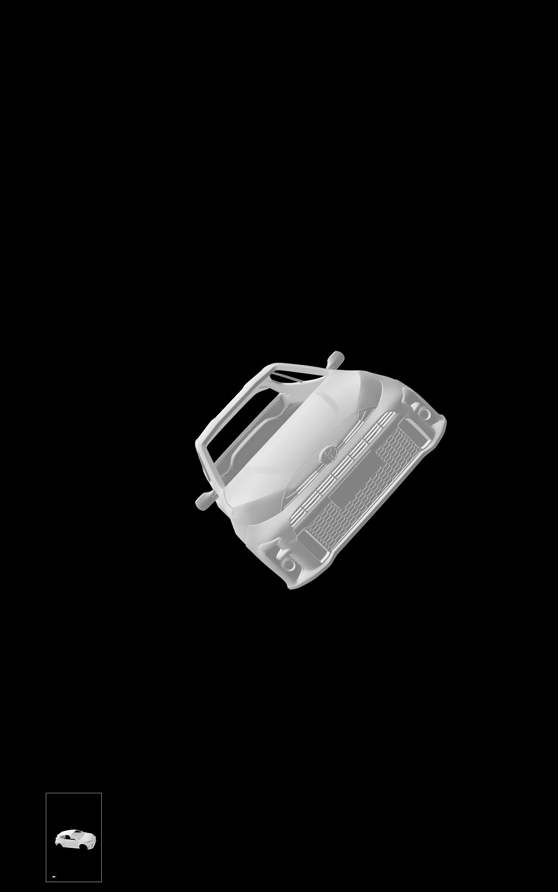 Toyota Yaris GR 3D print model_5