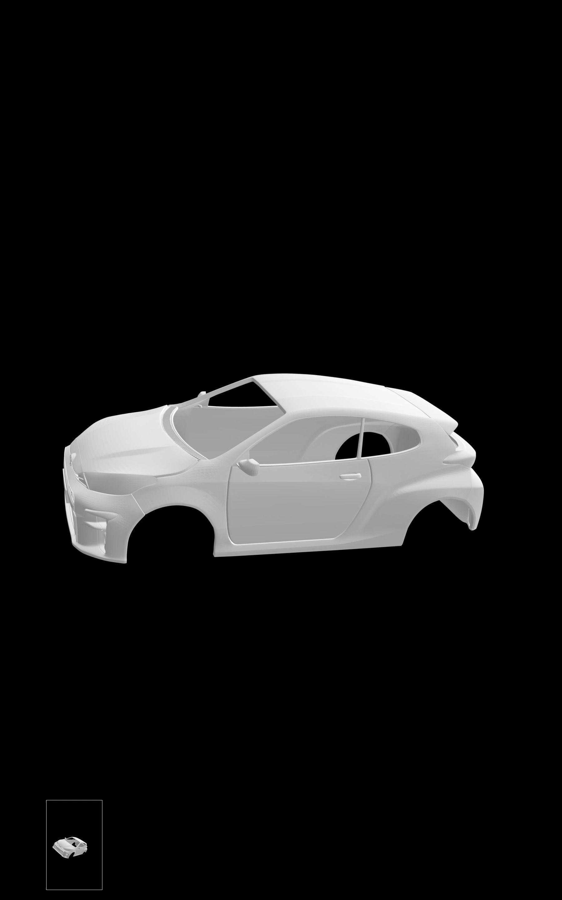 Toyota Yaris GR 3D print model_1