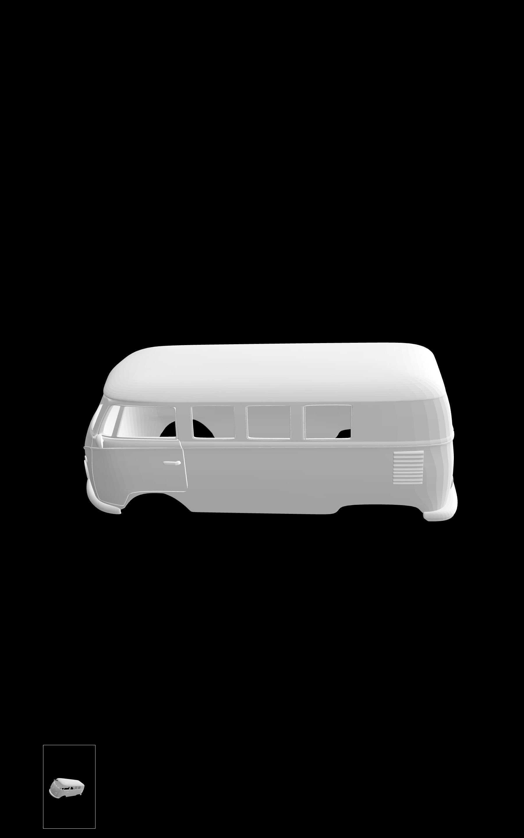 Volkswagen T1 3D print model_1