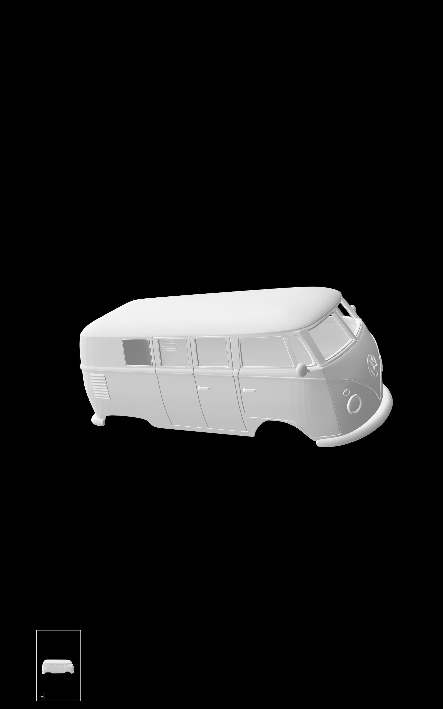 Volkswagen T1 3D print model_5