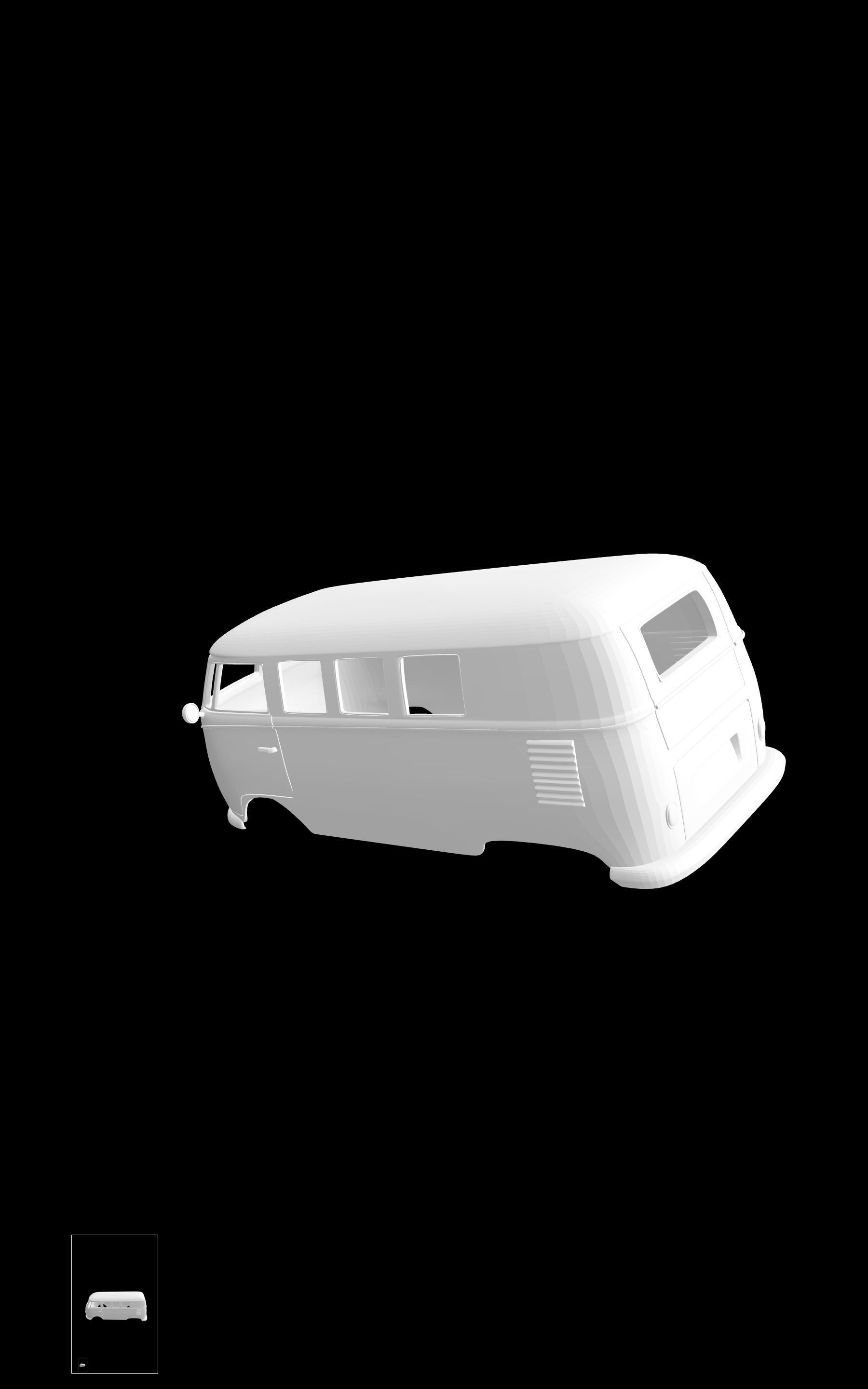 Volkswagen T1 3D print model_3