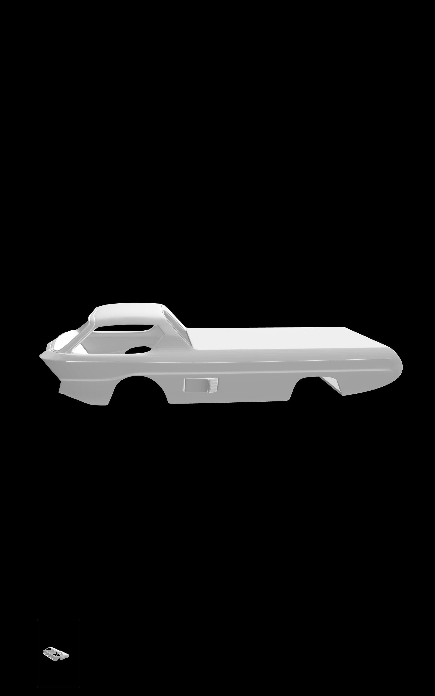 Deora I car 3D print model_1