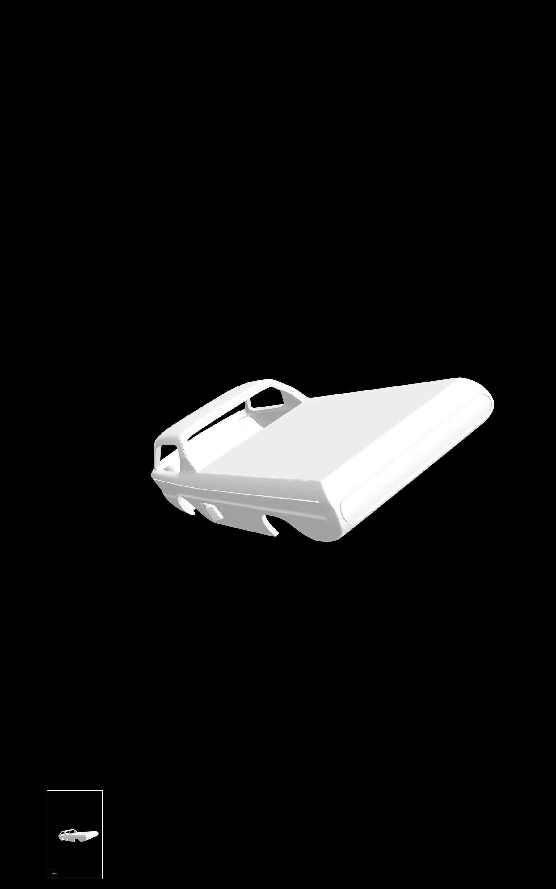 Deora I car 3D print model_3