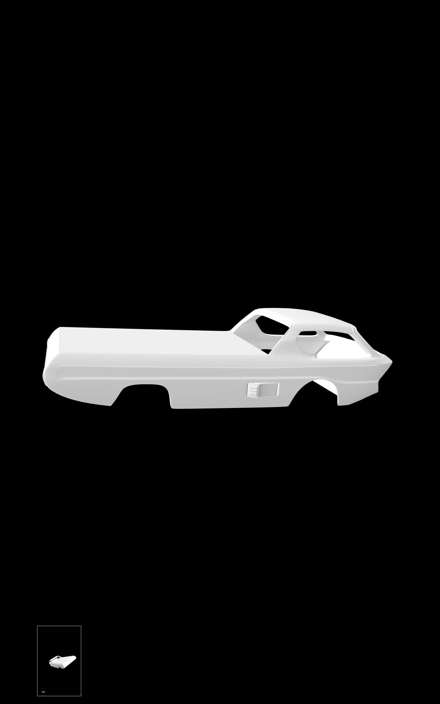 Deora I car 3D print model_4
