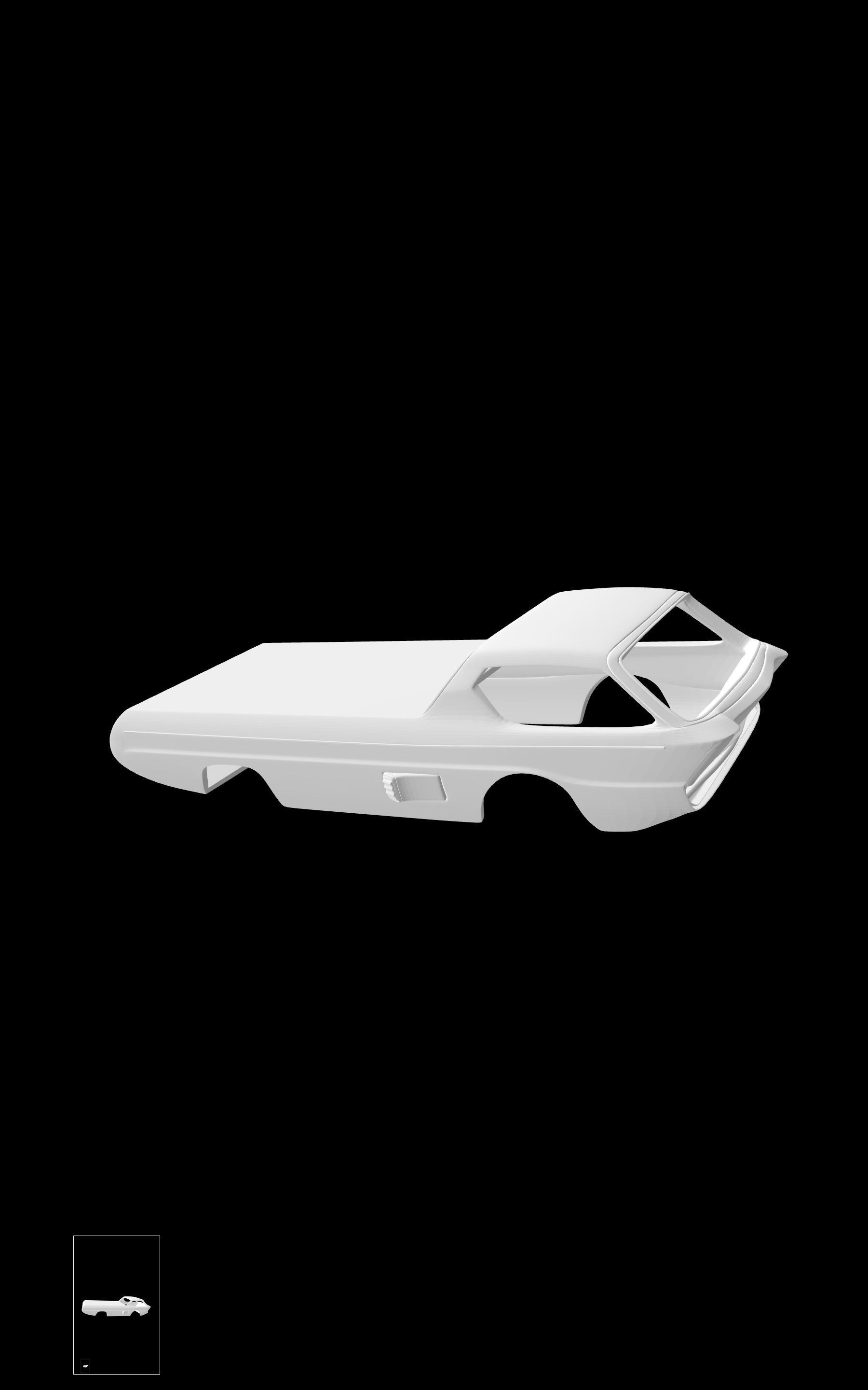 Deora I car 3D print model_5