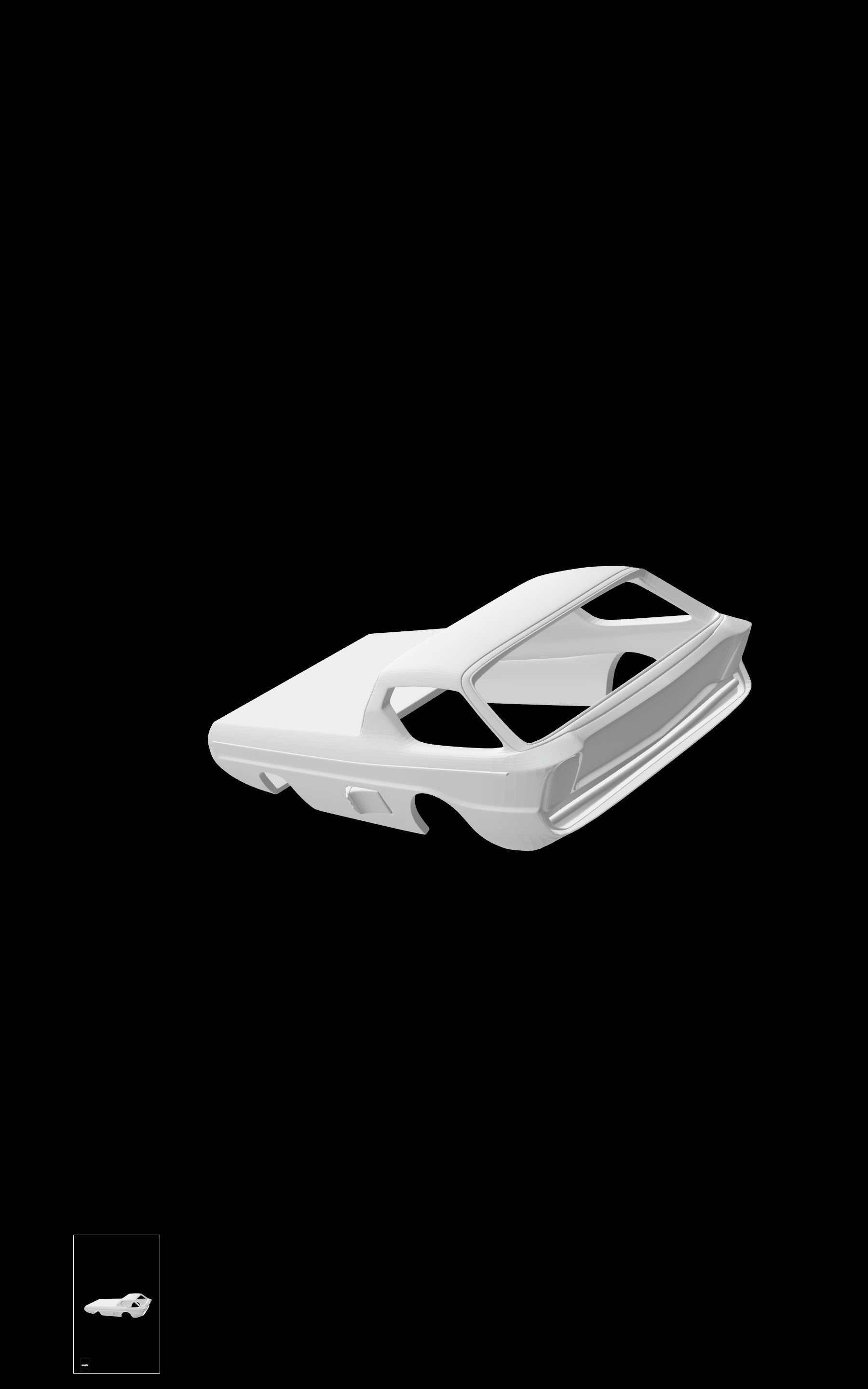 Deora I car 3D print model_6