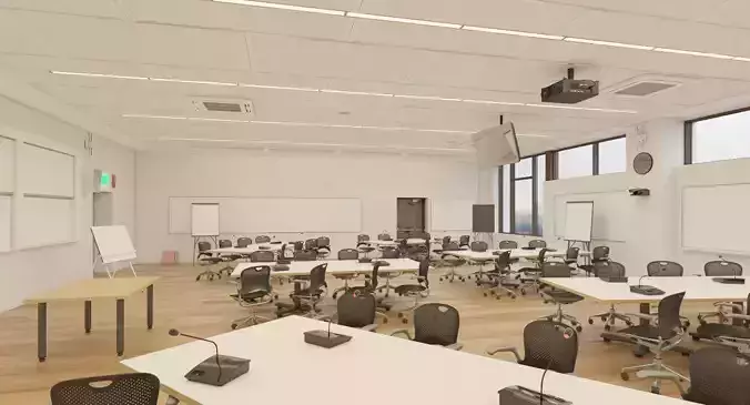 Masterclass Post Graduate Classroom 3D model