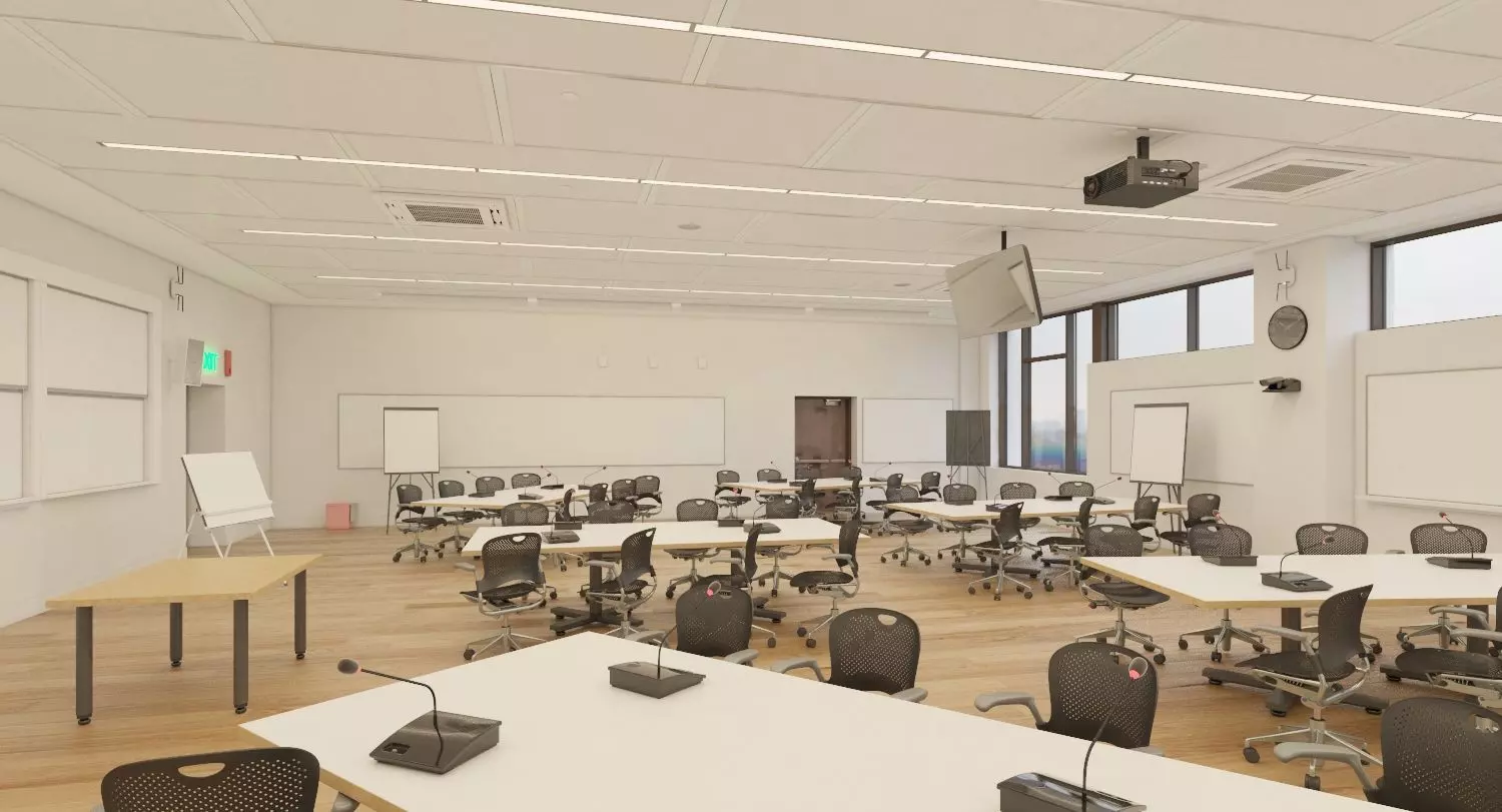 Masterclass Post Graduate Classroom 3D model_0