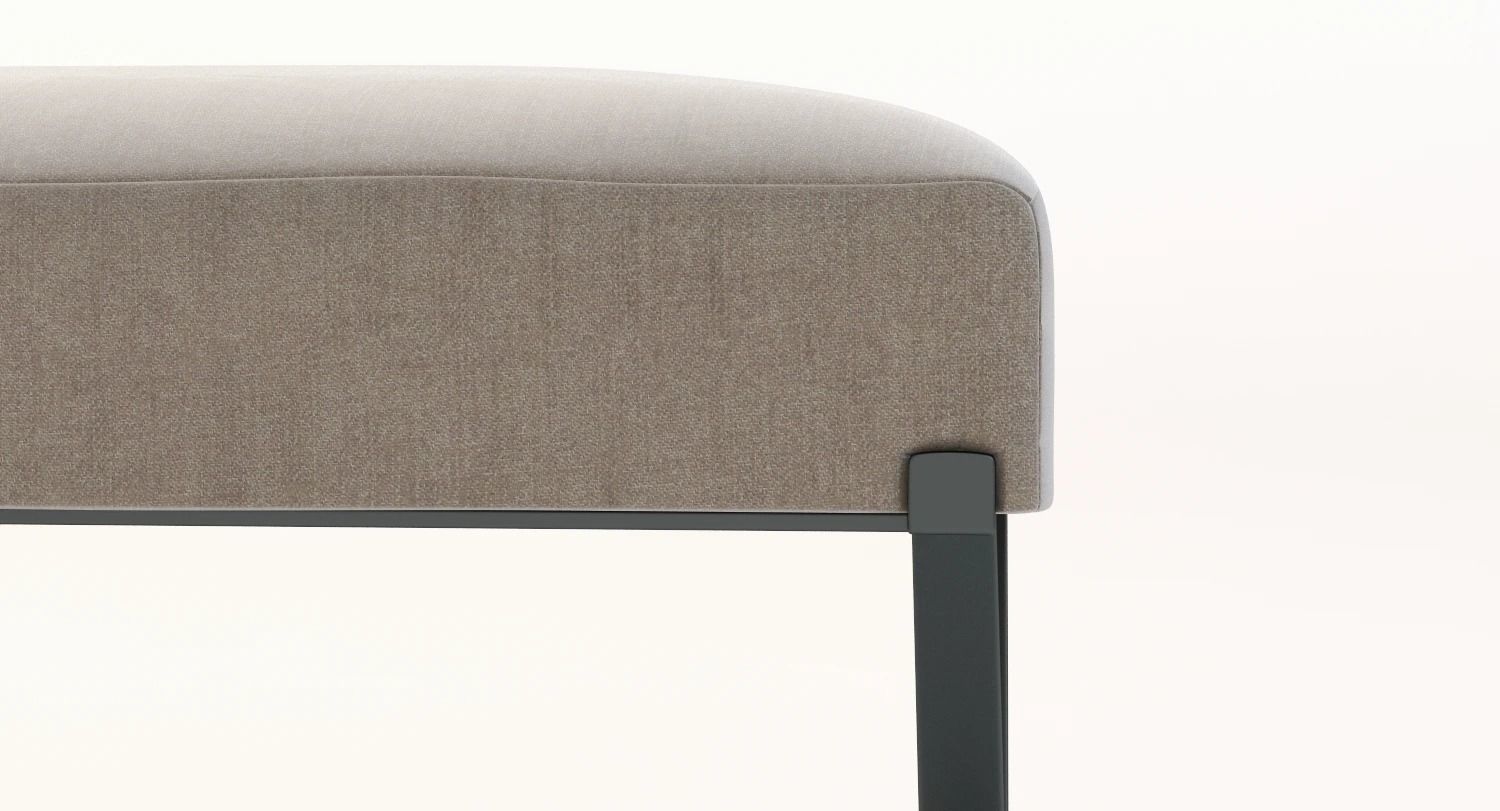 Madame X Bench 3D model_5