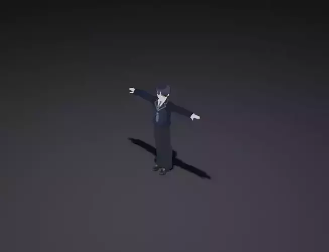 Anime Man Character - Formal Style