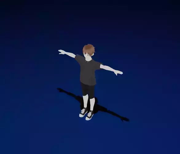 Anime Man Character -  Basic Style 1