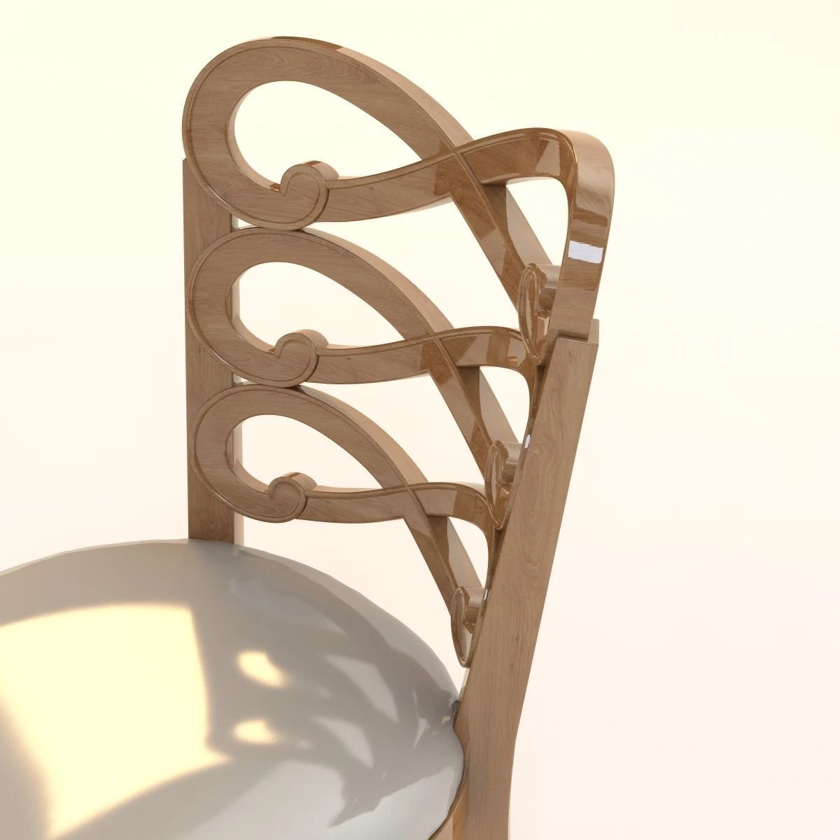 Loop Dining Chair 3D model_3