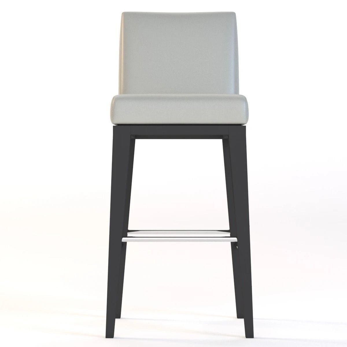 Loewenstein 9557b Elide Back Barstool 3D model_8