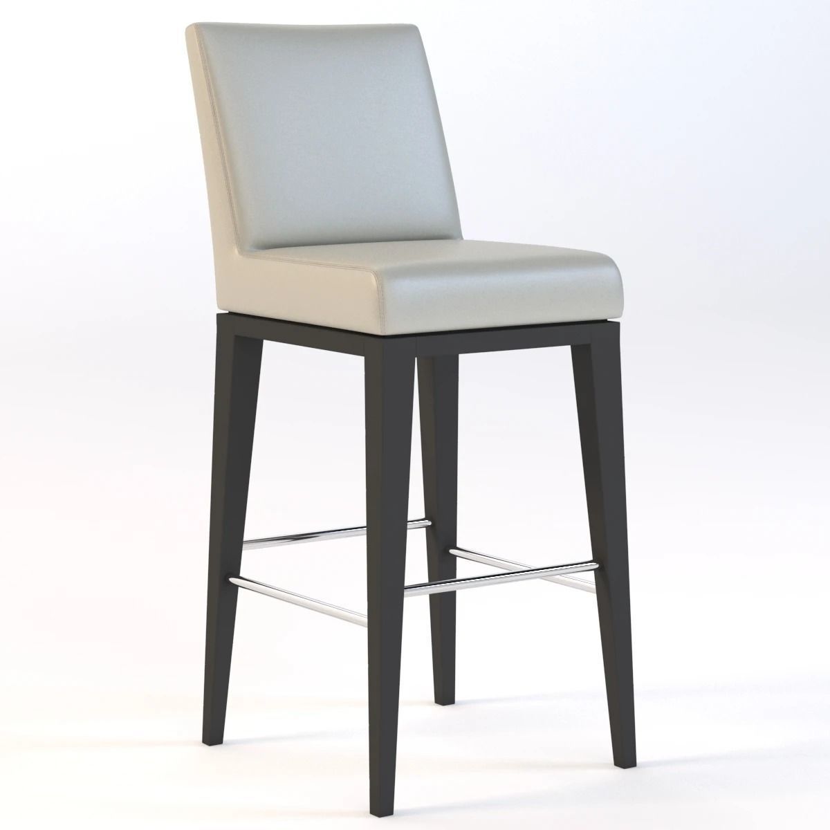 Loewenstein 9557b Elide Back Barstool 3D model_1