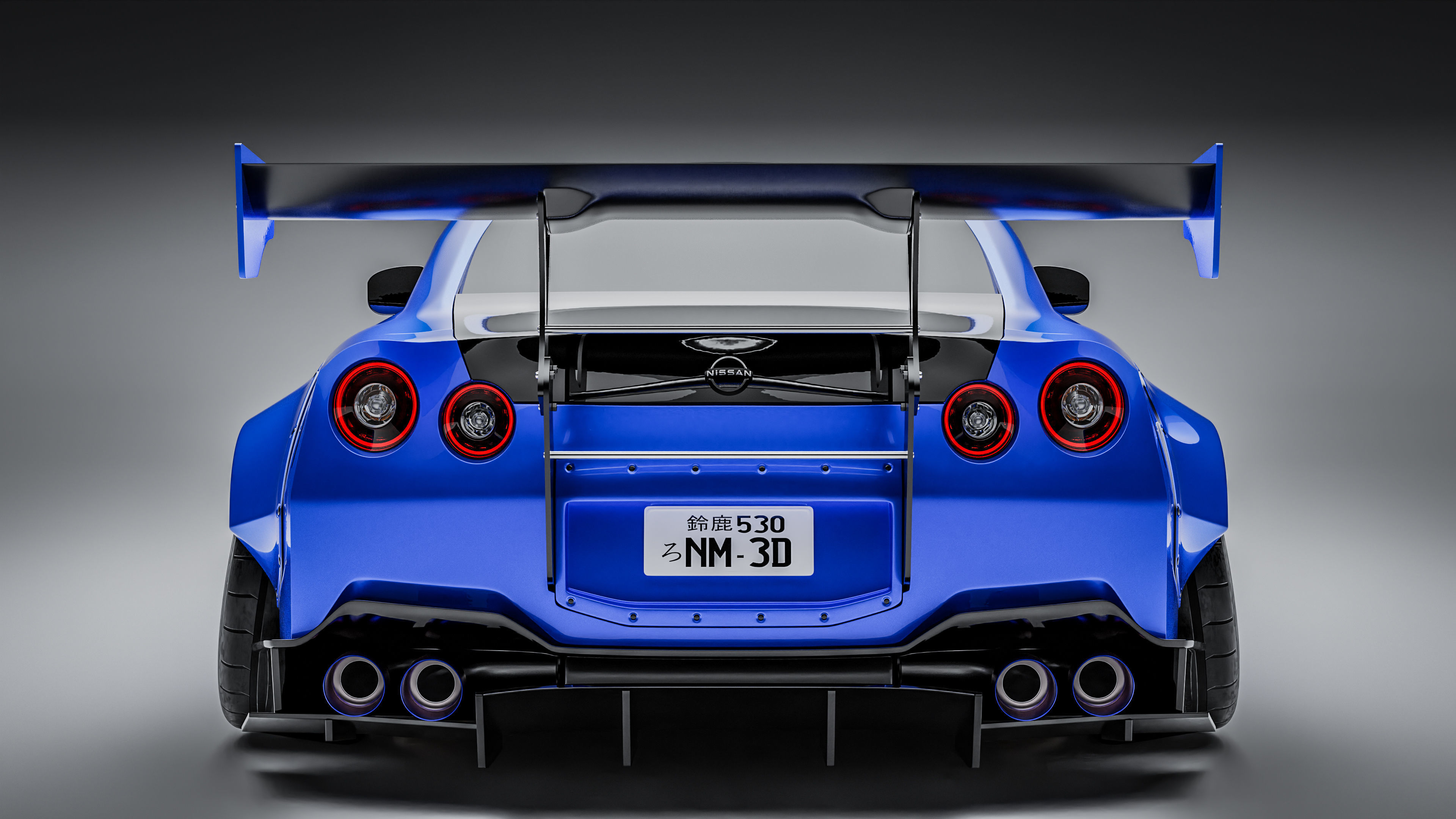 Nissan GTR R35 Liberty Walk Type 2 3D model_8