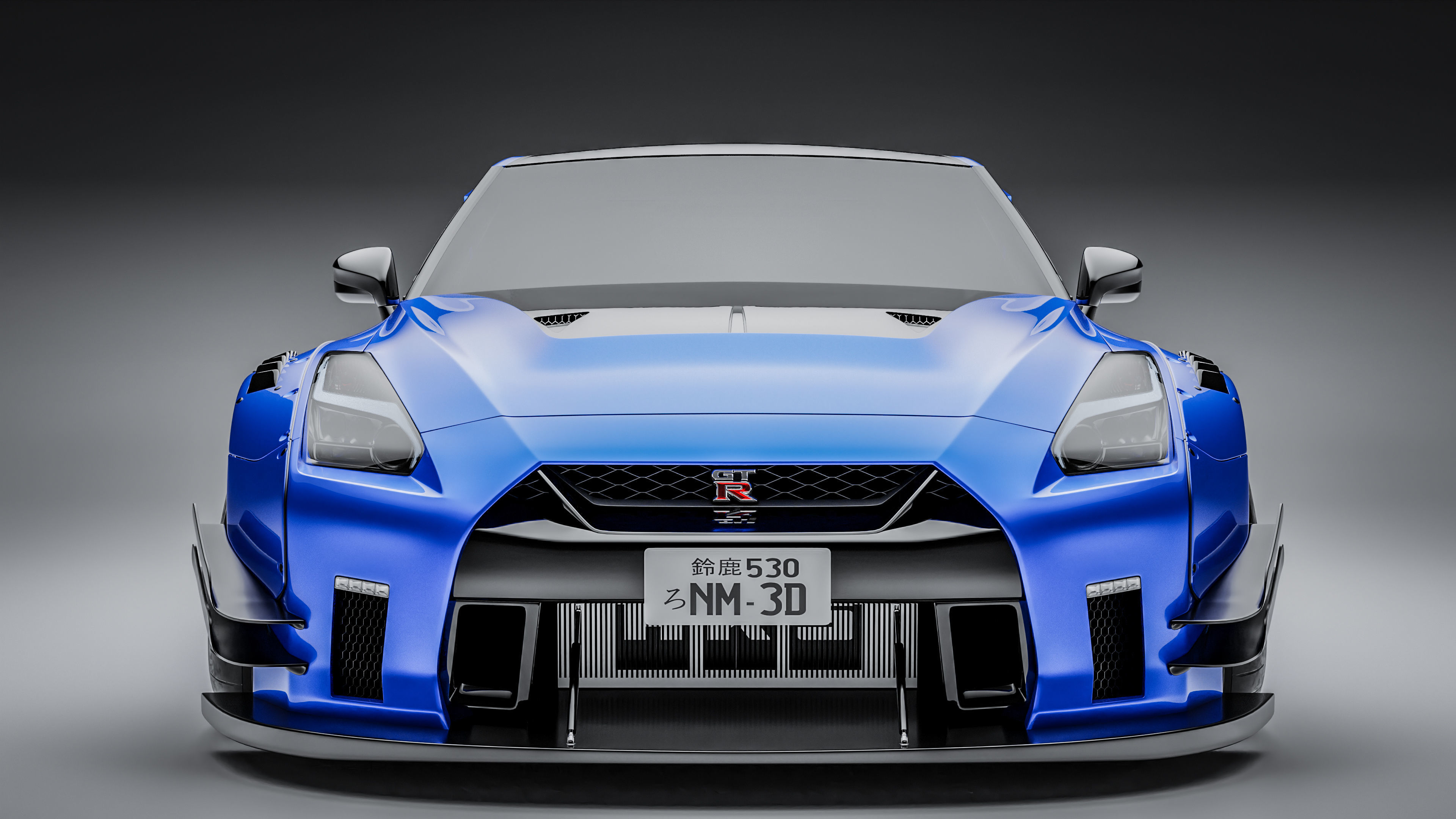 Nissan GTR R35 Liberty Walk Type 2 3D model_7