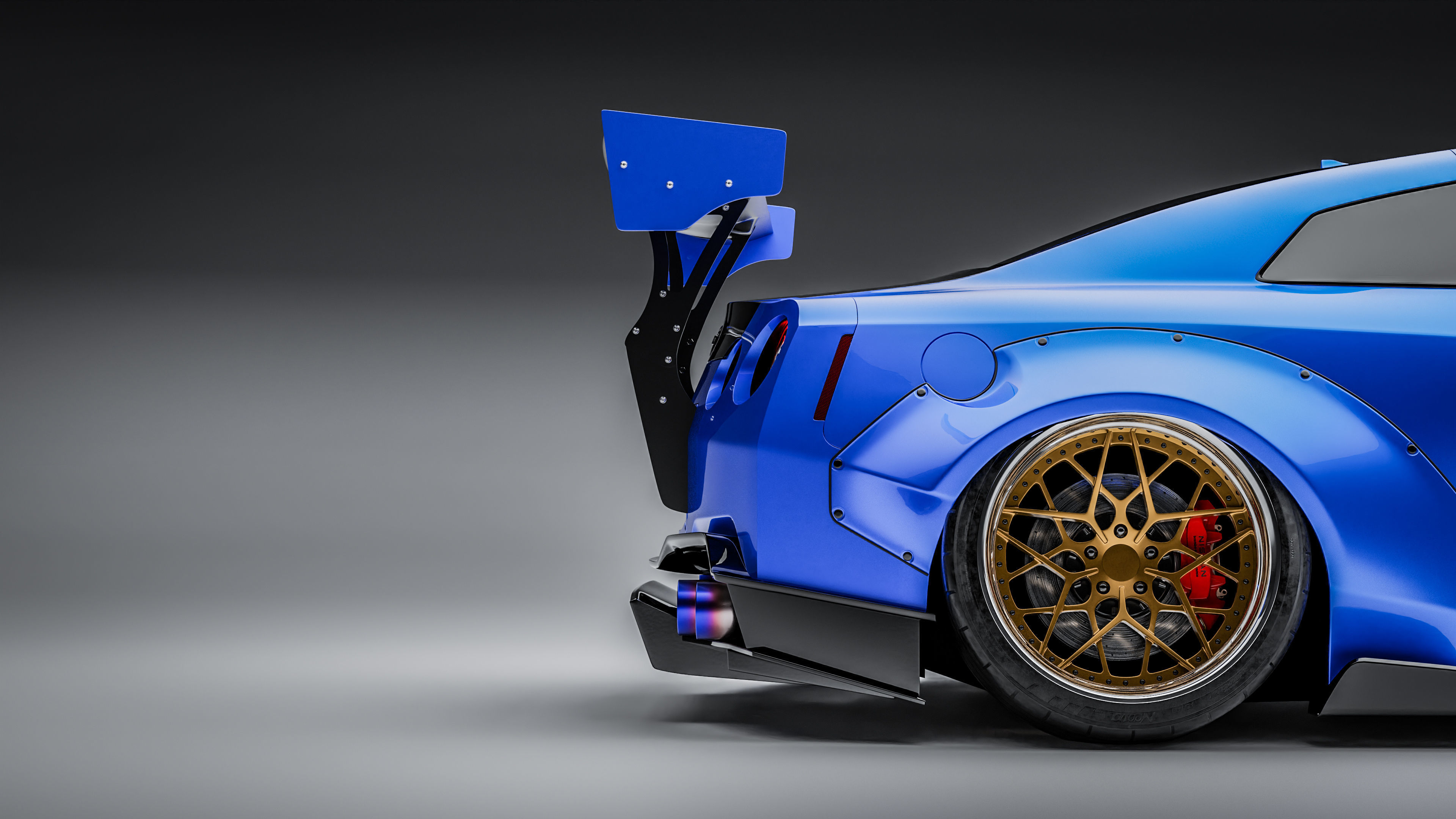 Nissan GTR R35 Liberty Walk Type 2 3D model_11
