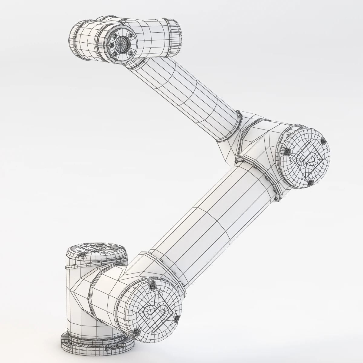 Light Weight Universal Robots Ur5 3D model_2