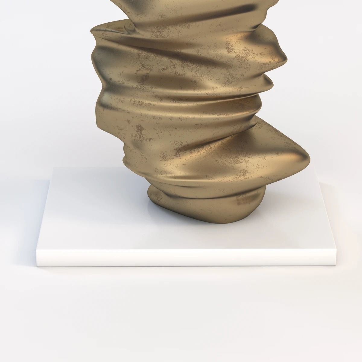 Level Head Sculpture By Tony Cragg 3D model_4