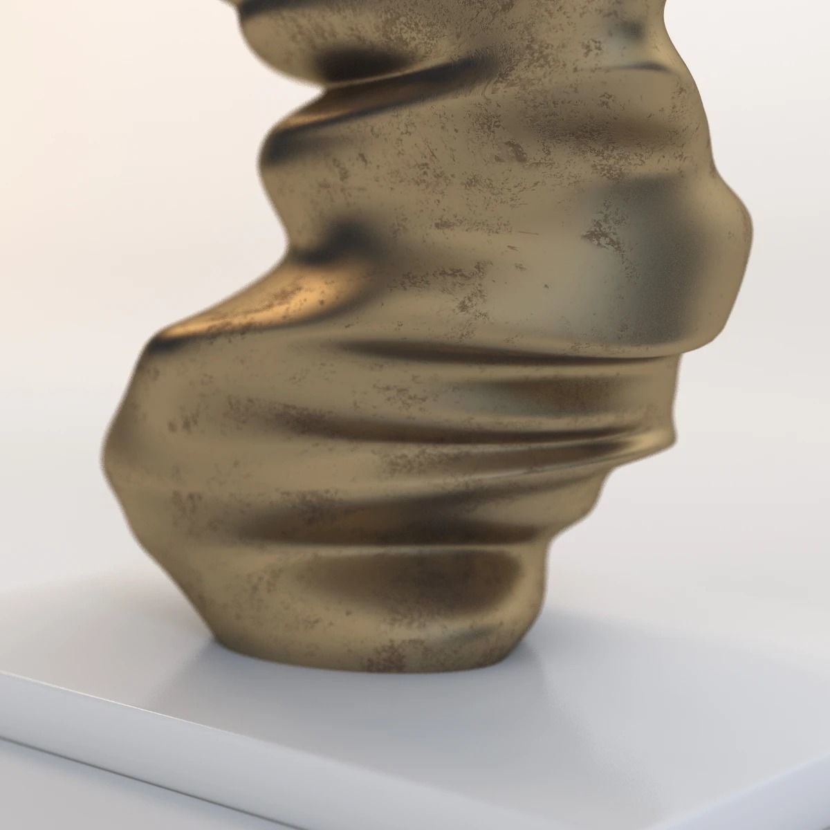 Level Head Sculpture By Tony Cragg 3D model_6