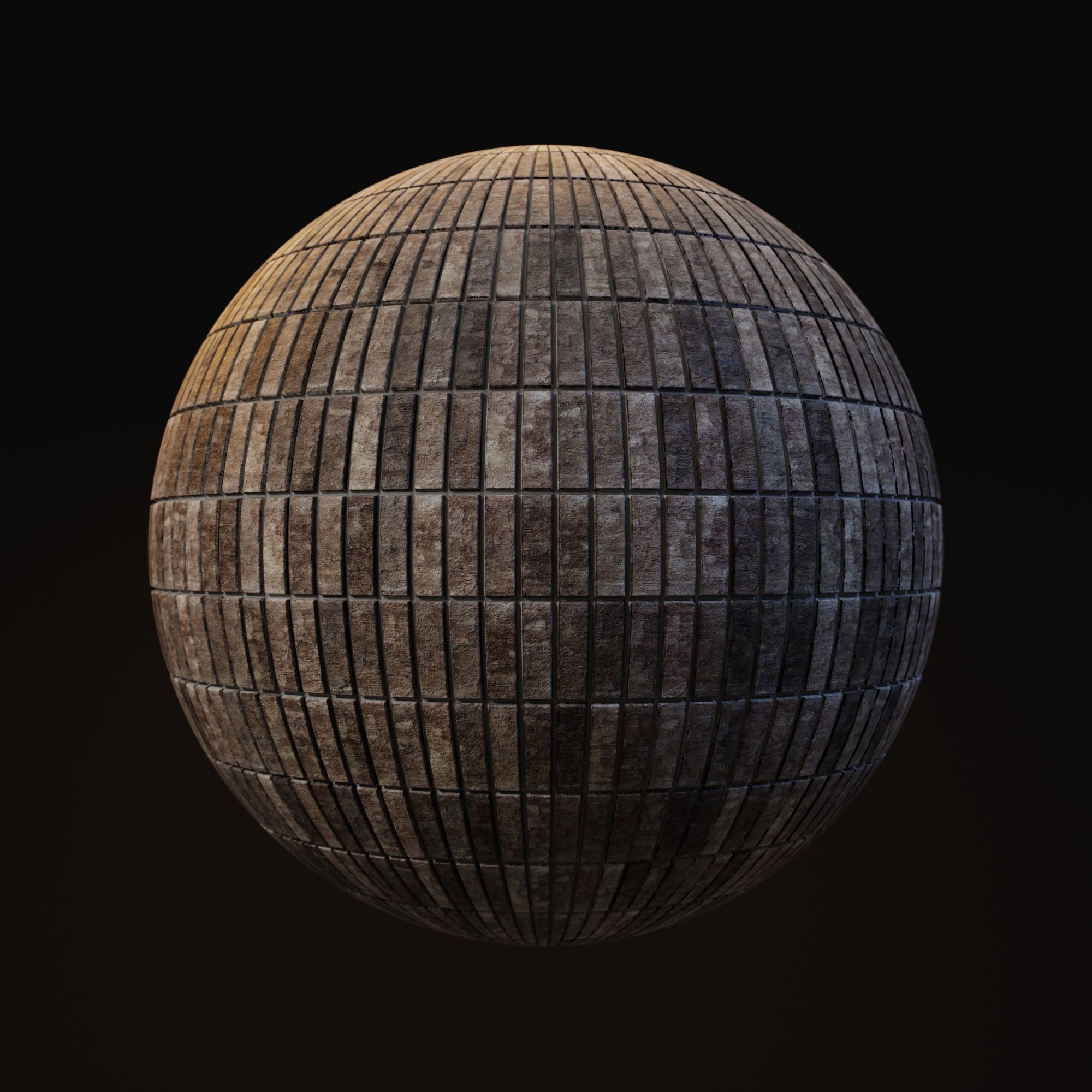 Sonoran Desert King Running and Stack Bricks Texture Texture_1