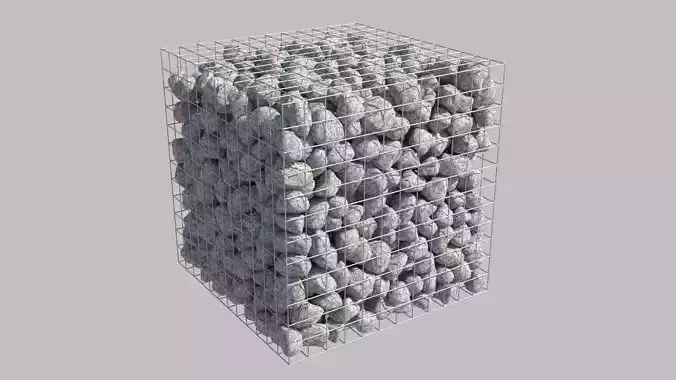 Gabion Cube 3D model
