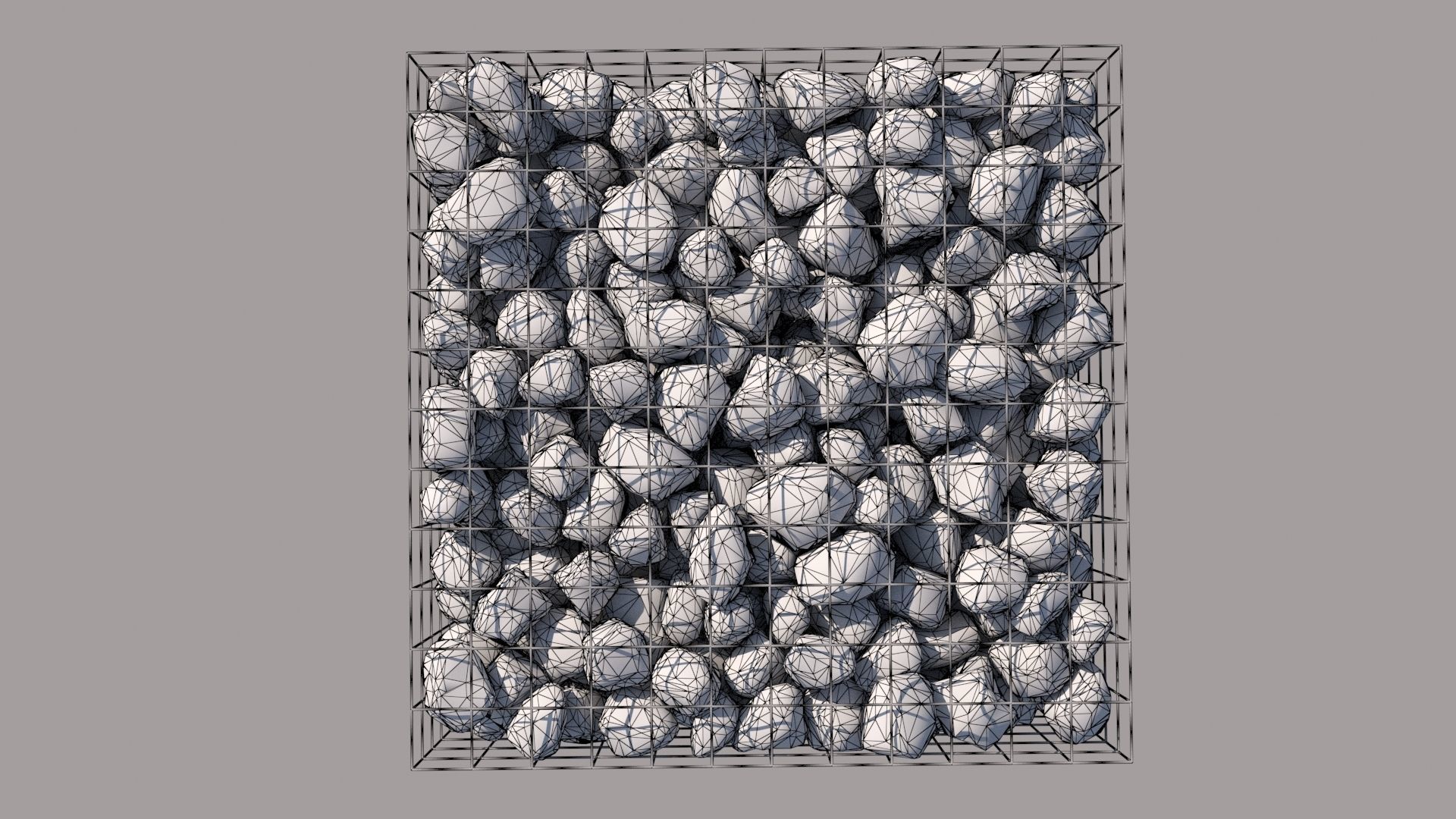 Gabion Cube 3D model_11