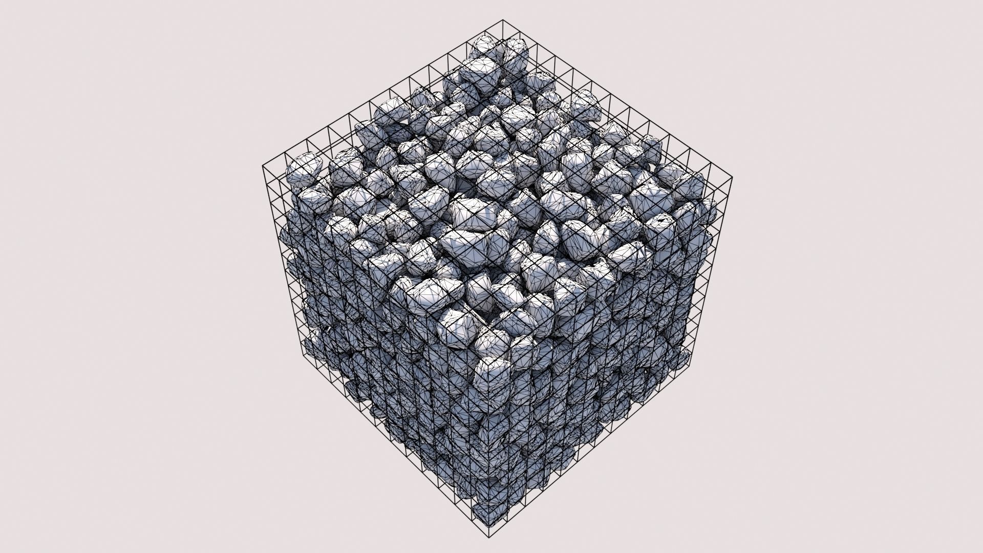 Gabion Cube 3D model_10