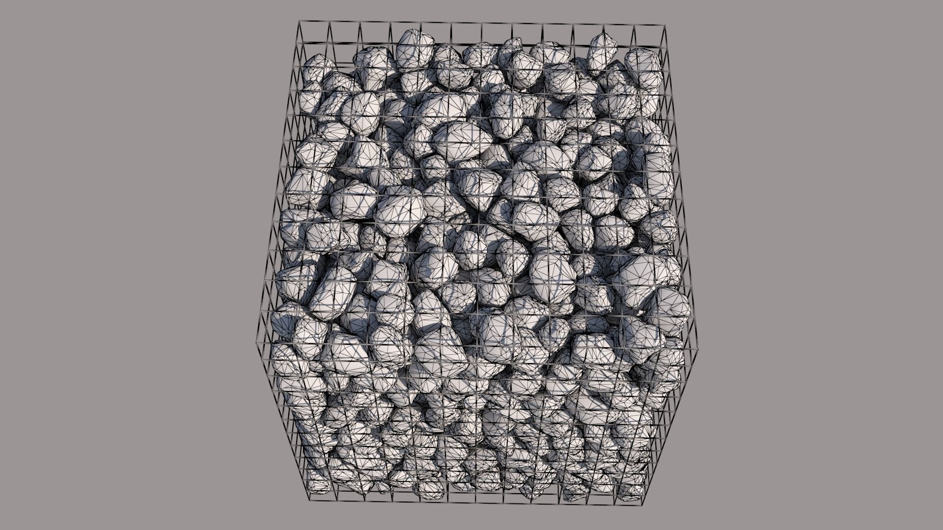 Gabion Cube 3D model_13