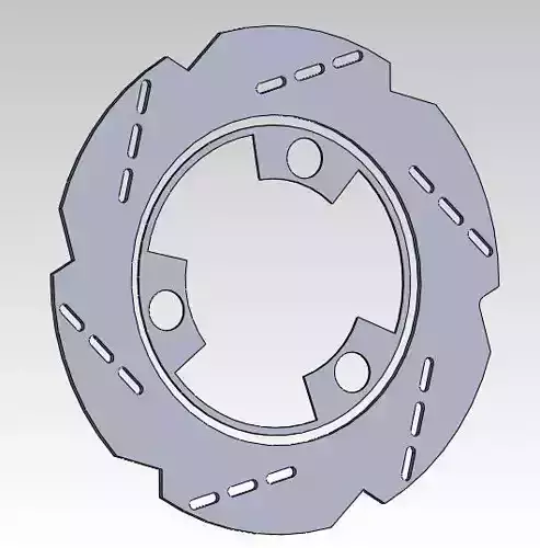 Apache rtr disc brake front