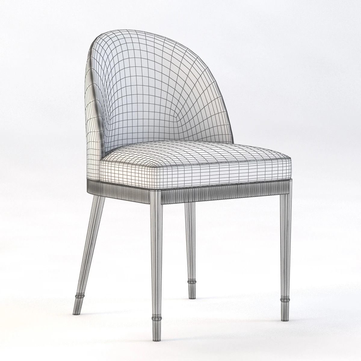 Laurent Dining Chair 3D model_1