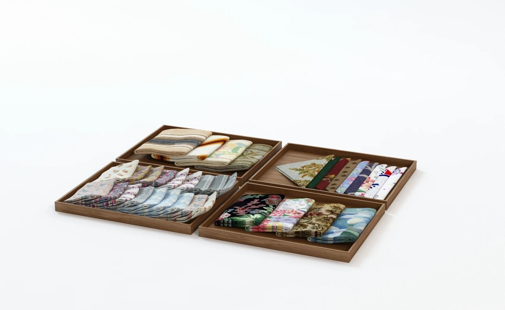 Laid Cloth Showcase 3D model_1