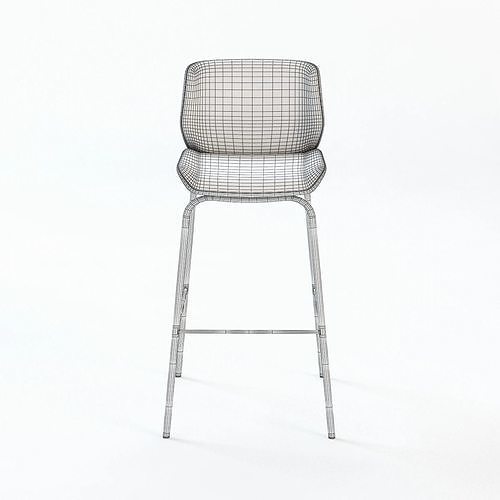 Kruz Stool 3D model 2