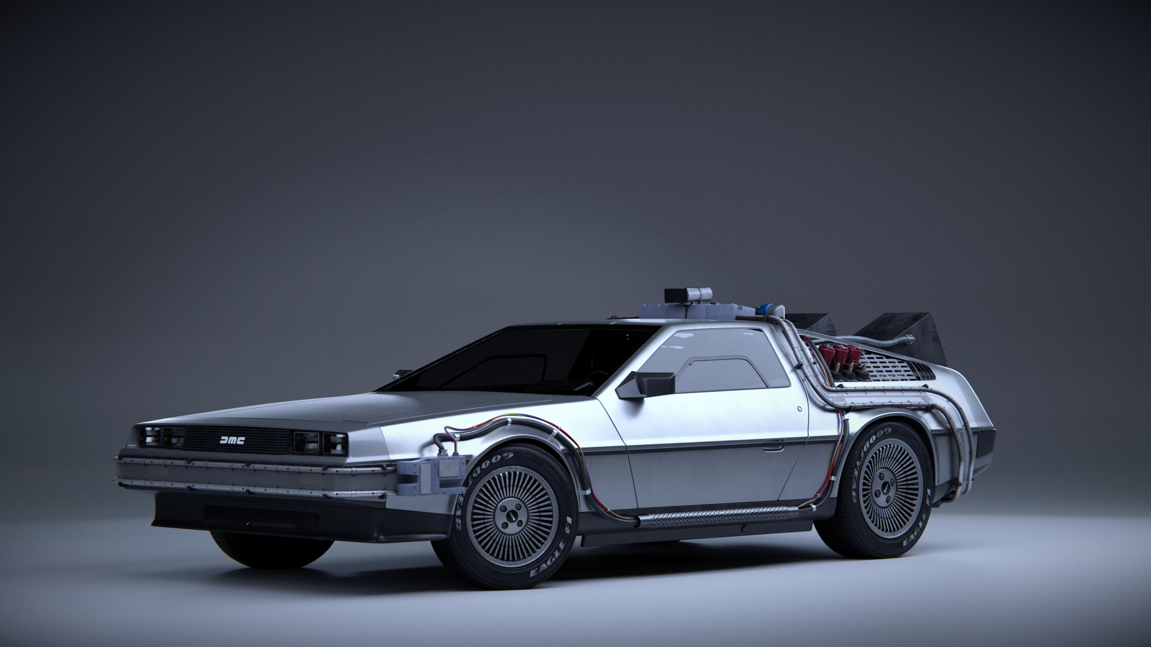 Back to the Future Delorean 3D model_2