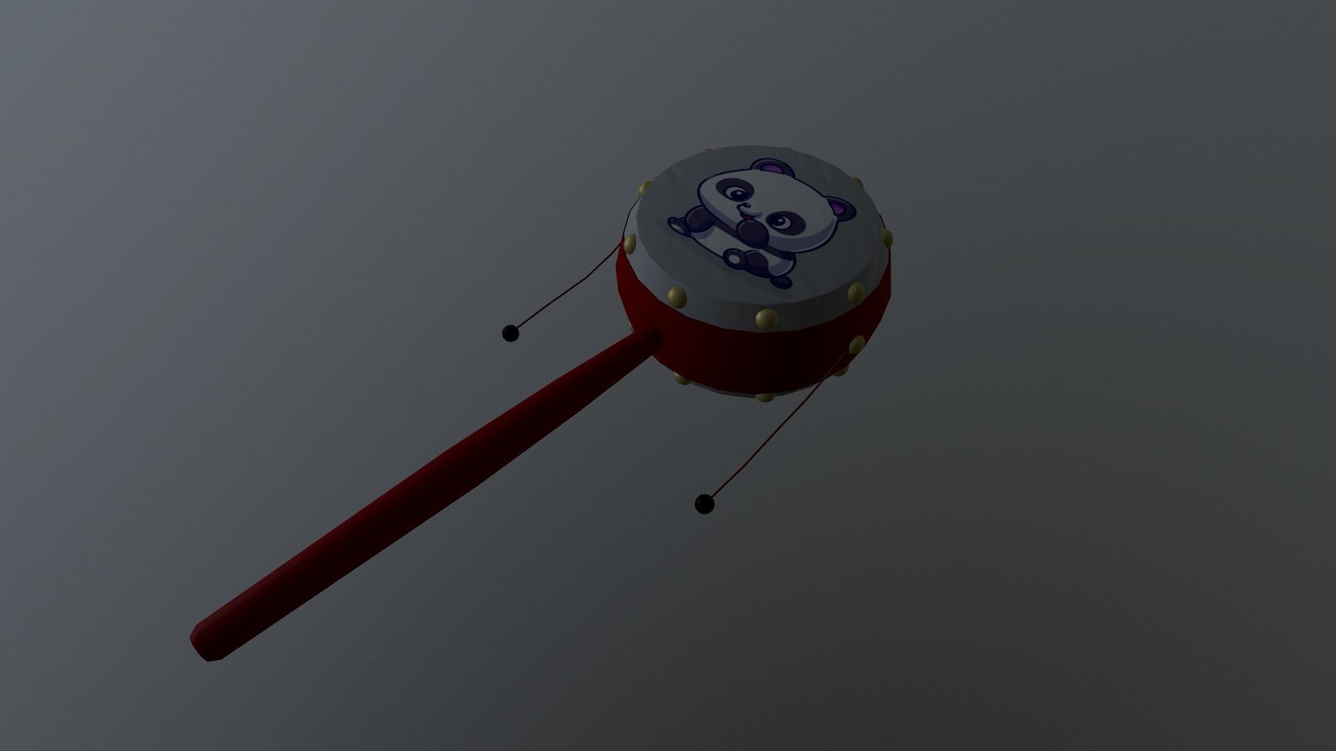 Chinese Rattle Low-poly 3D model_26