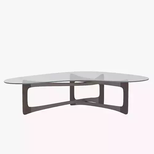 Kidney Shaped Dogbone Coffee Table