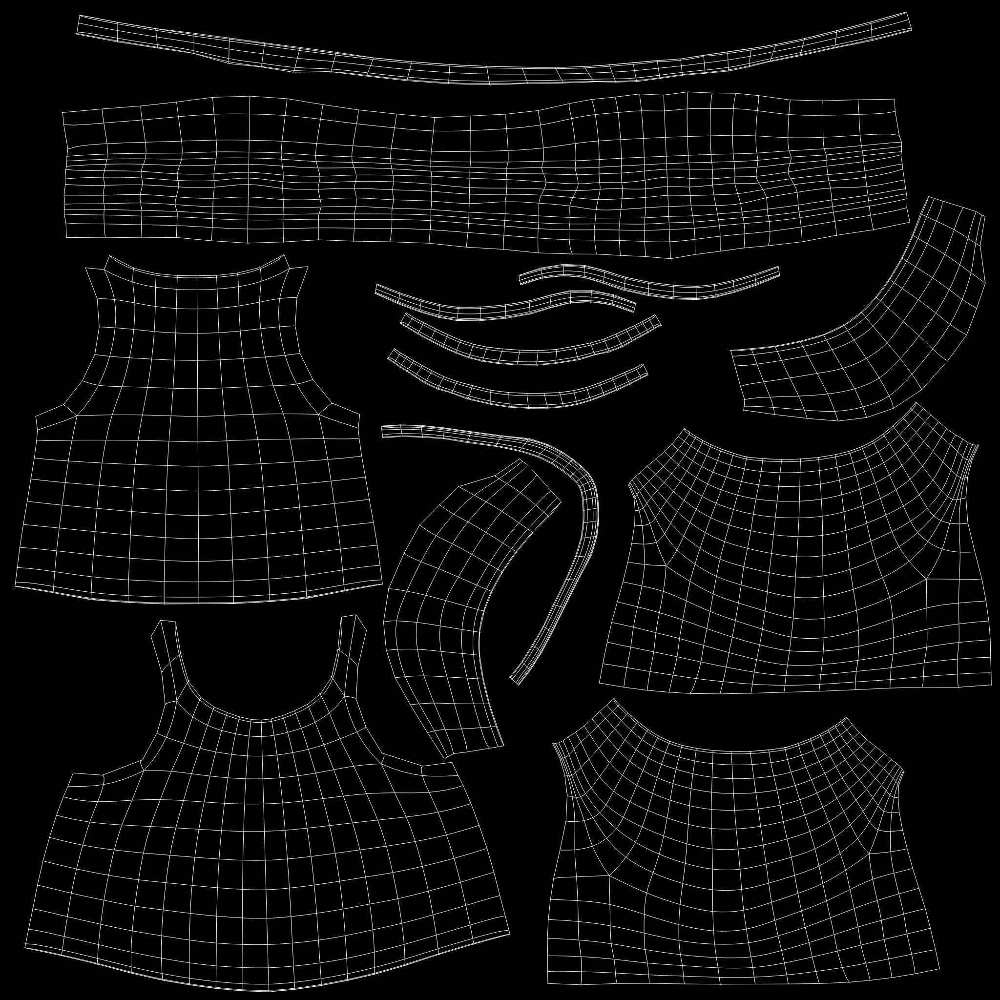 Cartoon Elephant Rigged  3D model_31
