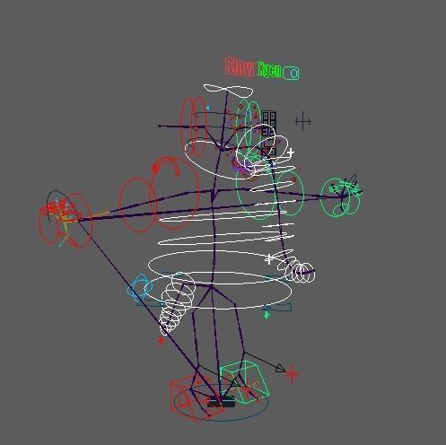 Cartoon Elephant Rigged  3D model_26
