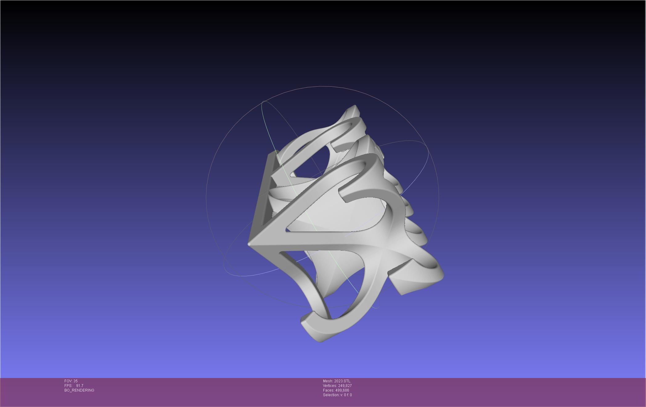 2022-2023 Number Flip Geometry Trick 3D print model_51