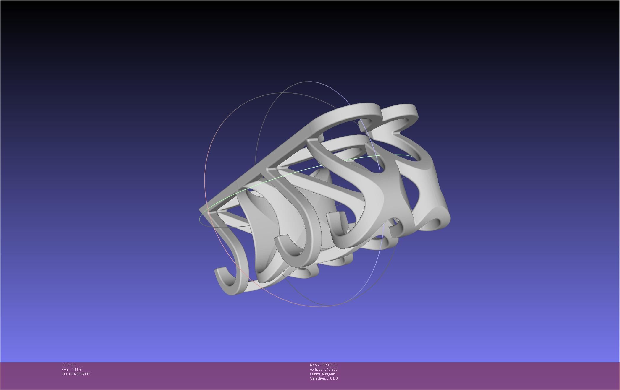 2022-2023 Number Flip Geometry Trick 3D print model_47