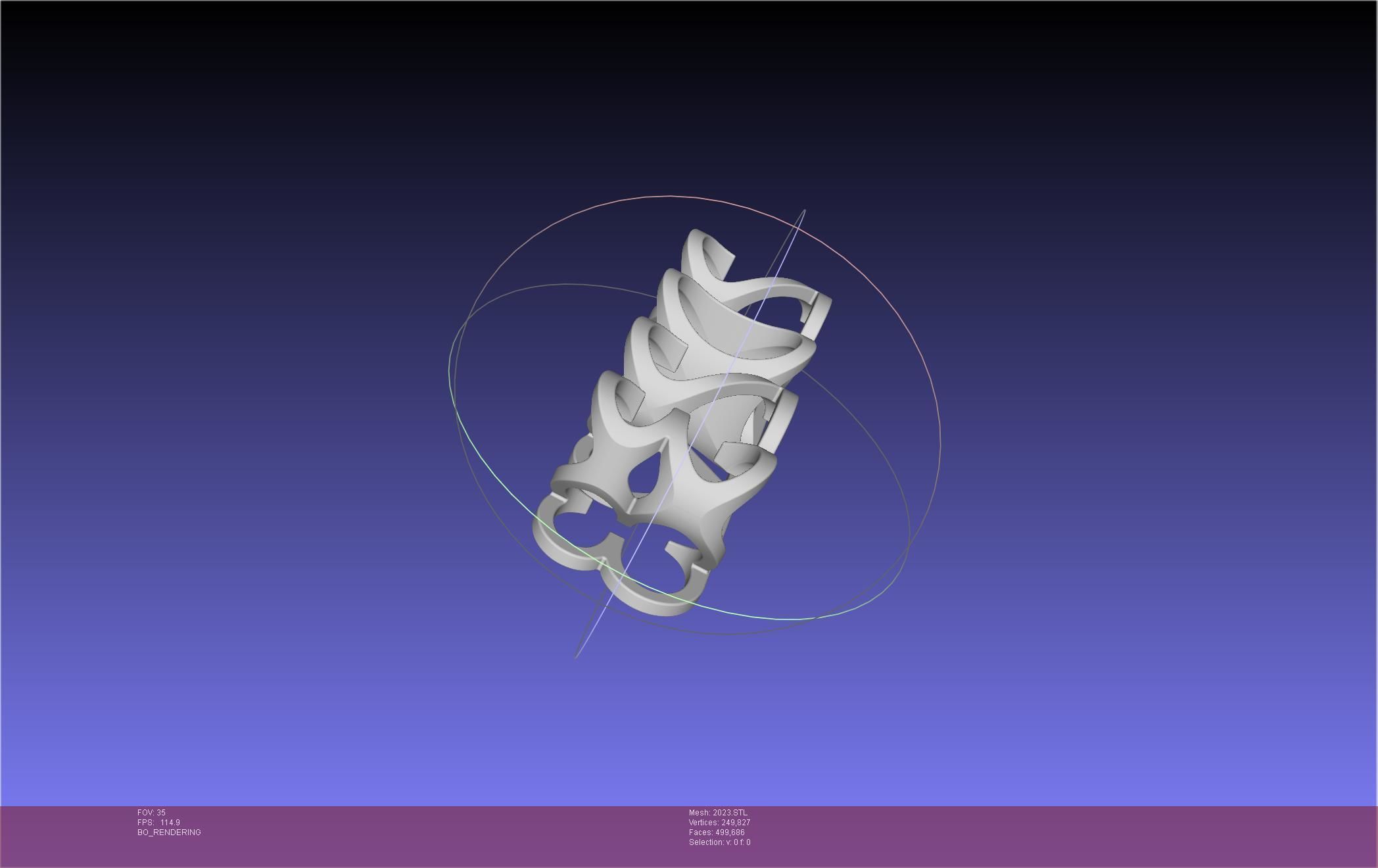 2022-2023 Number Flip Geometry Trick 3D print model_17