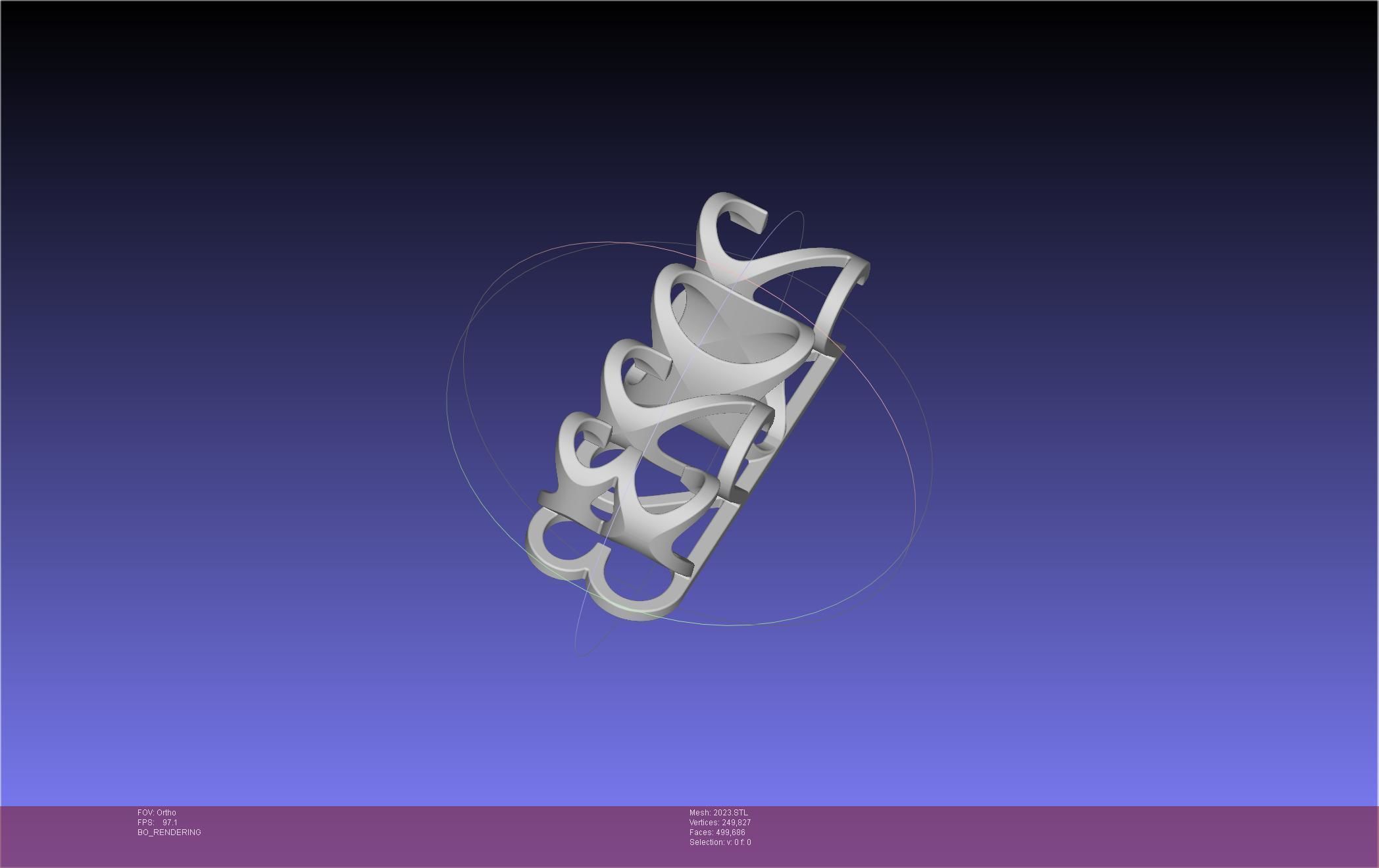 2022-2023 Number Flip Geometry Trick 3D print model_16