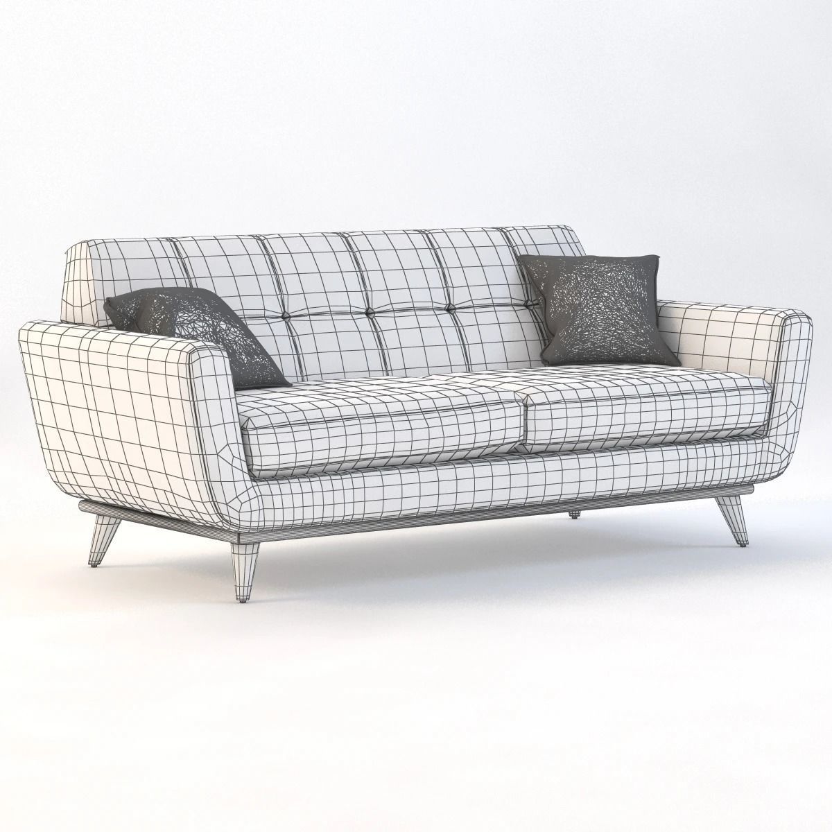 Joybird Hughes Two Seater 3D model_2